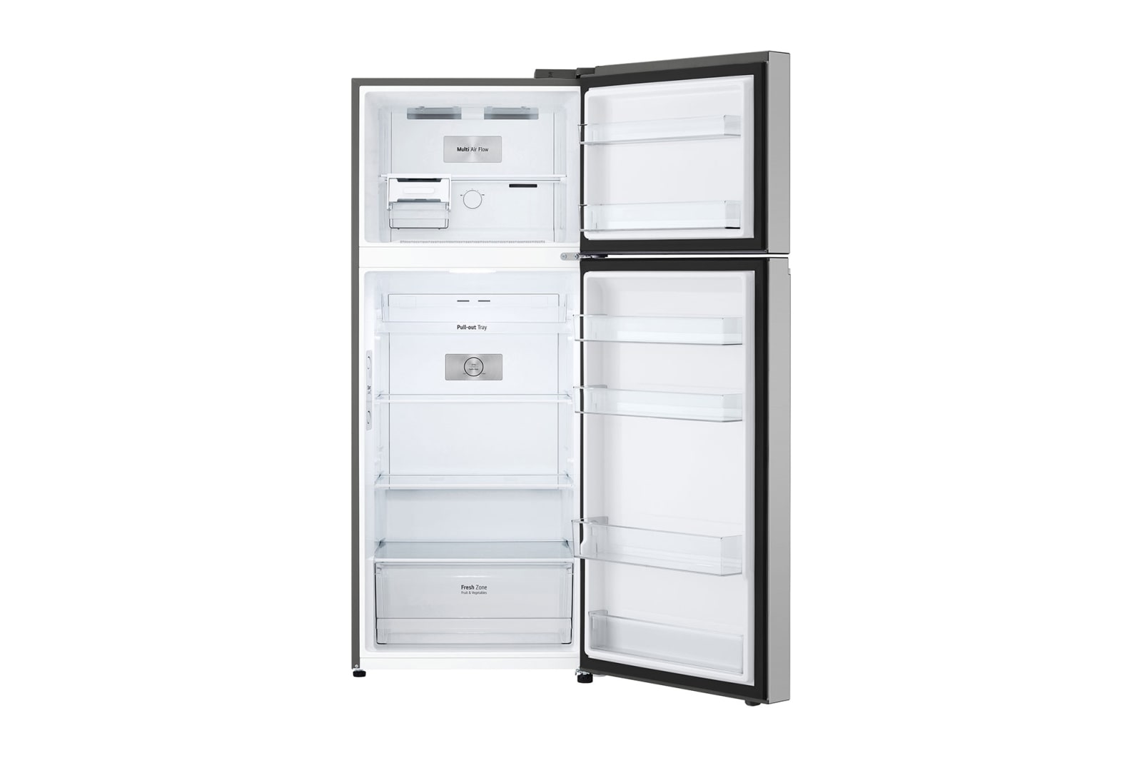 LG 395L Top Mount Fridge - Stainless Finish, GT-6S