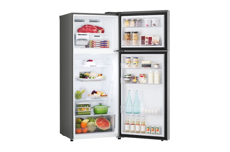 LG 395L Top Mount Fridge - Stainless Finish, GT-6S