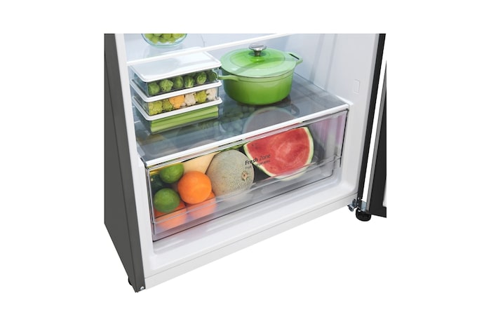 LG 395L Top Mount Fridge - Stainless Finish, GT-6S