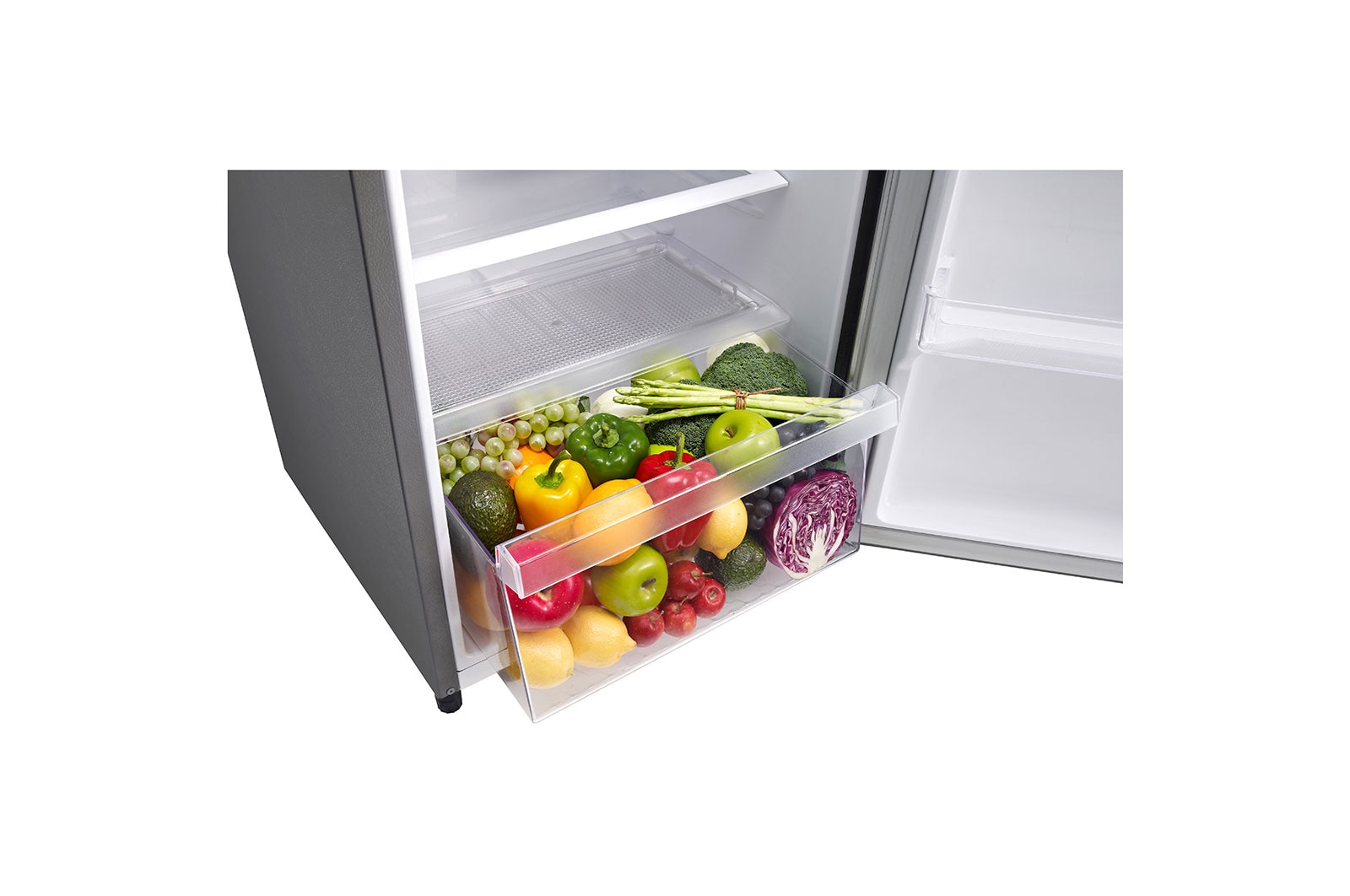 LG 194L Single Door Fridge - Stainless Finish, GU-B194PL