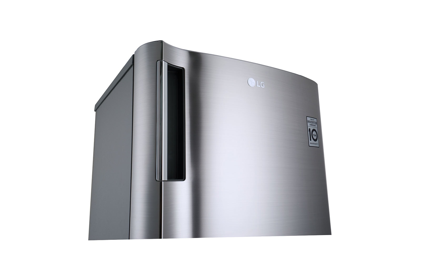 LG 194L Single Door Fridge - Stainless Finish, GU-B194PL
