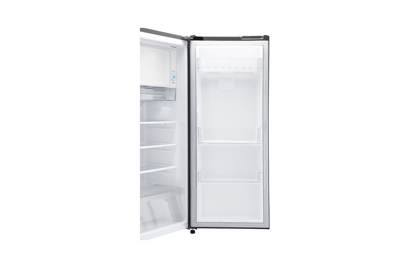 LG 194L Single Door Fridge - Stainless Finish, GU-B194PL