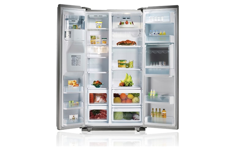 LG 606L Stainless Steel Side by Side with Indoor Ice Maker, GW-P227STS