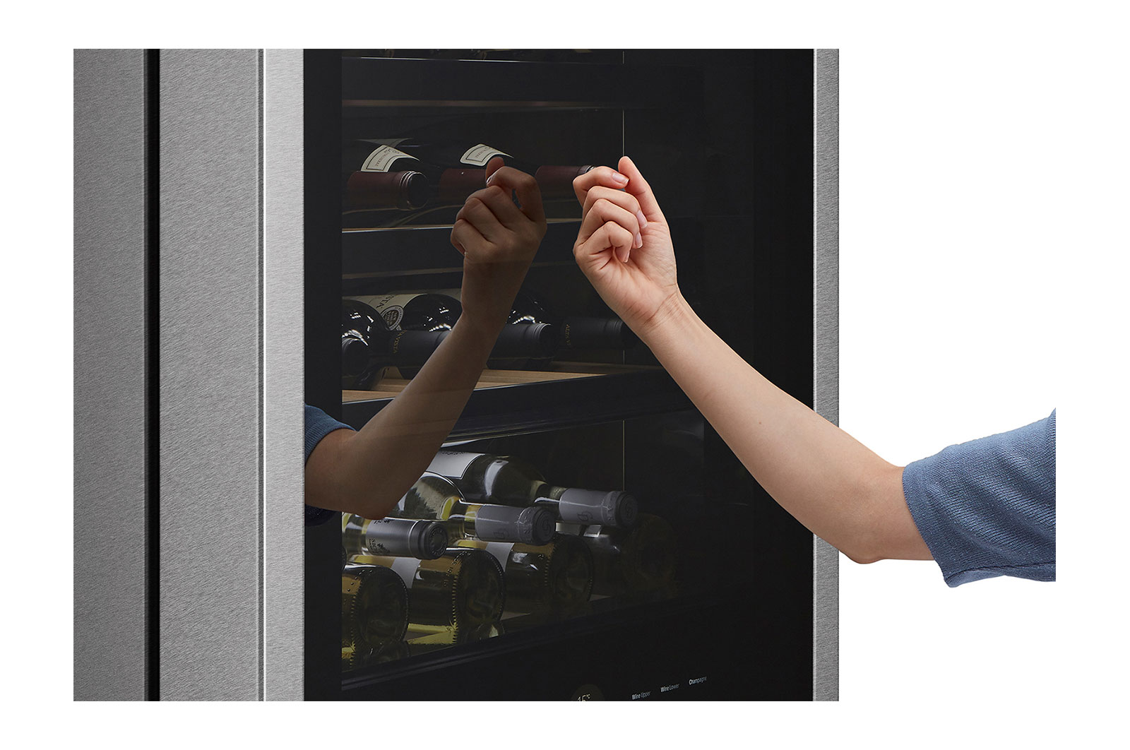 LG SIGNATURE 65 Bottle Wine Cellar, SG-W65TSL