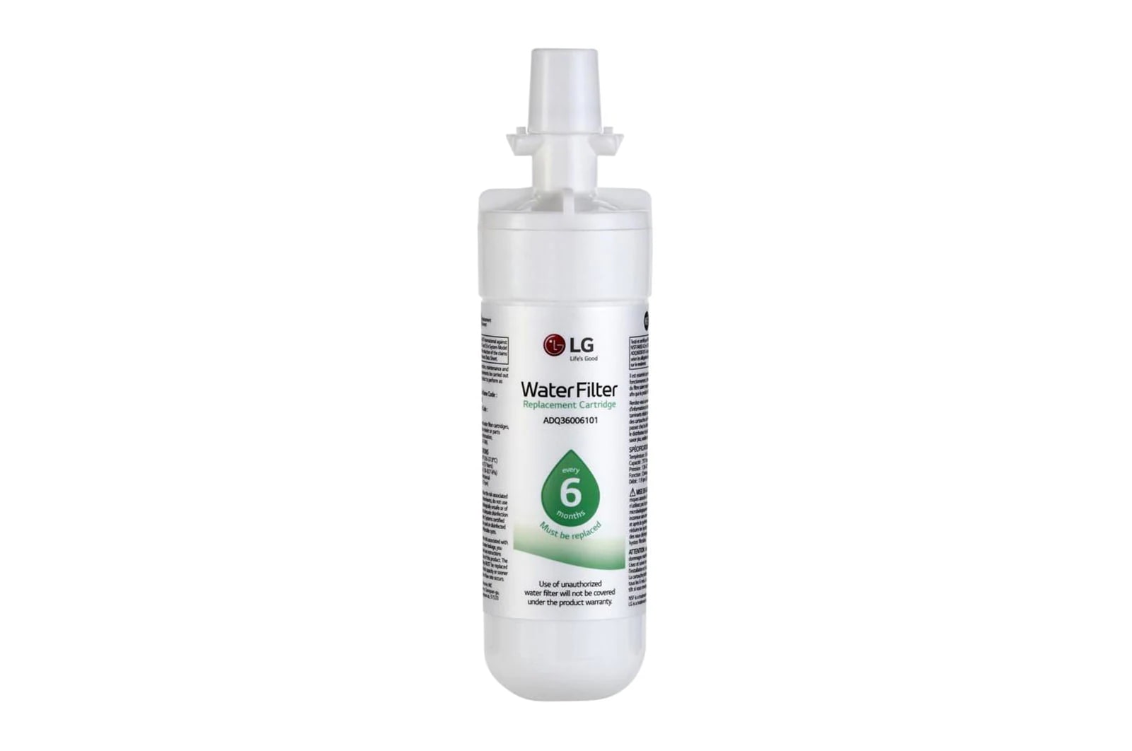 LG LT700P2 Water Filter Replacement Cartridge (2 pack), ADQ36006121
