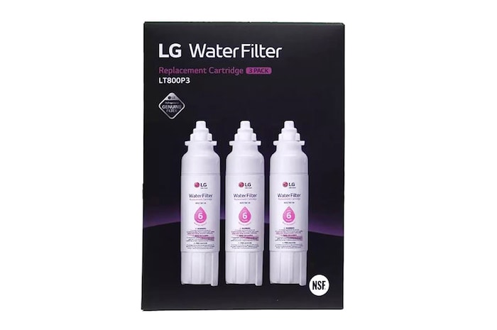 LG LT800P3 Refrigerator Water Filter (3 Packs), ADQ73613409
