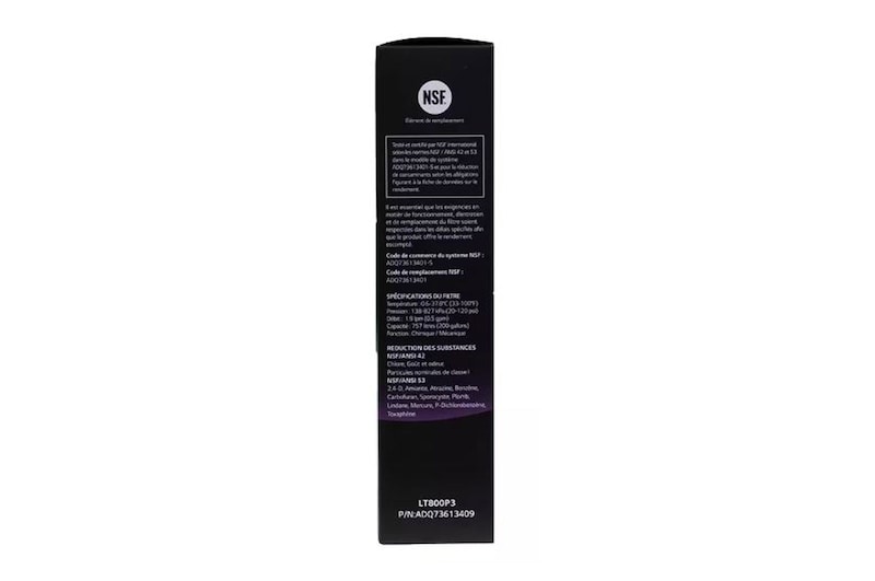LG LT800P3 Refrigerator Water Filter (3 Packs), ADQ73613409