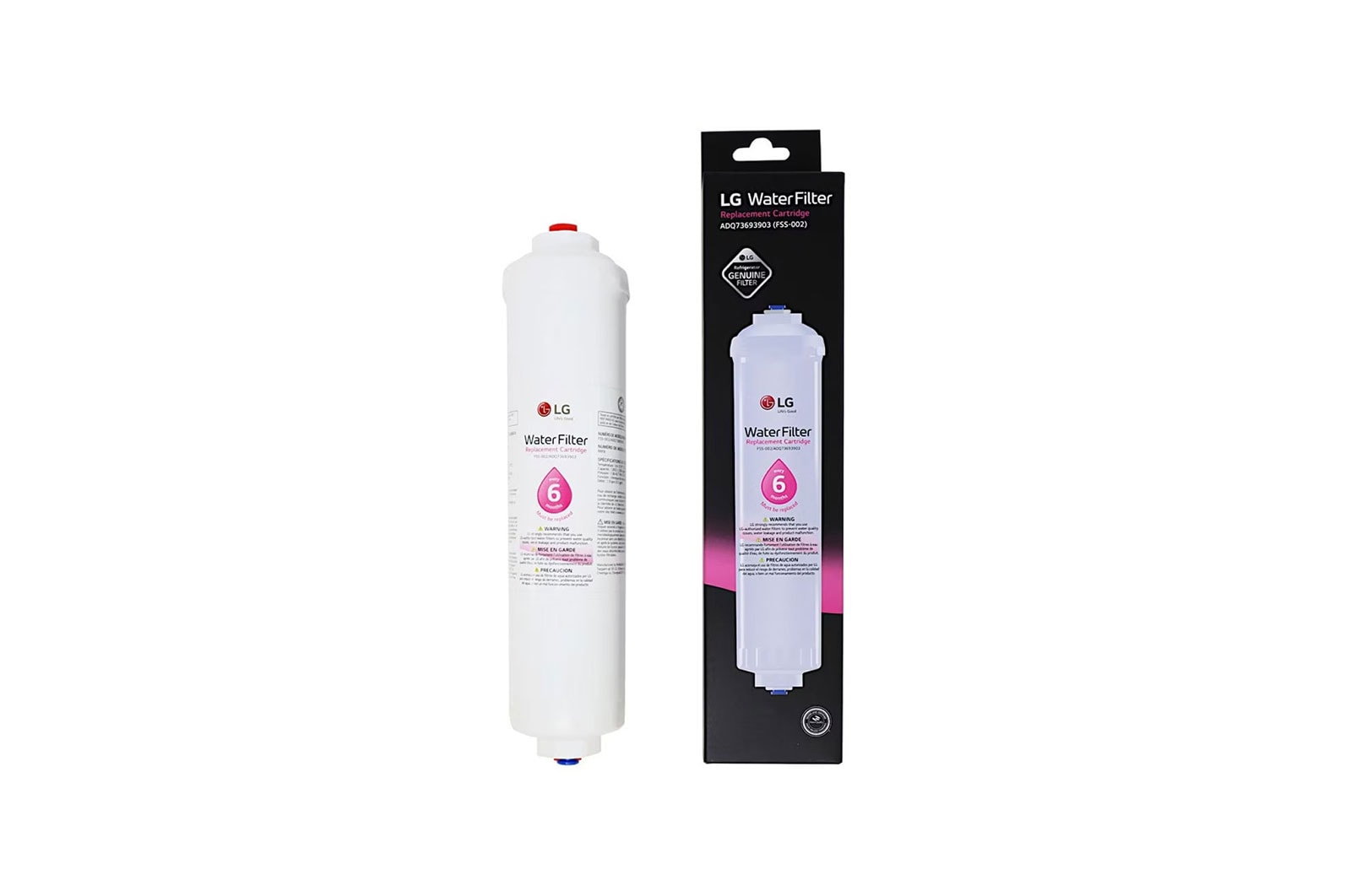 LG Side by Side Refrigerator External Water Filter, ADQ73693903