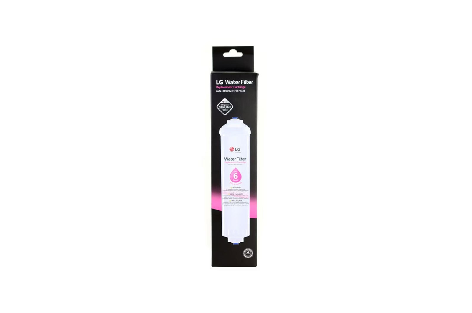 LG Side by Side Refrigerator External Water Filter, ADQ73693903
