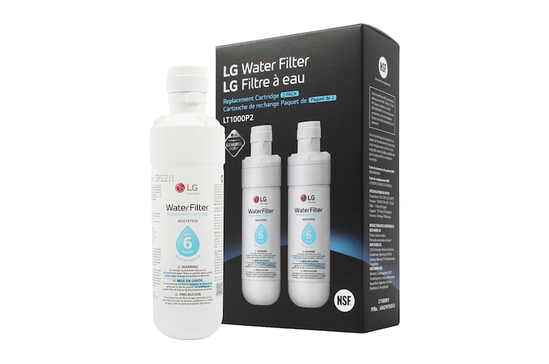 LG LT1000P2 Refrigerator Water Filter (2-pack), ADQ74793513