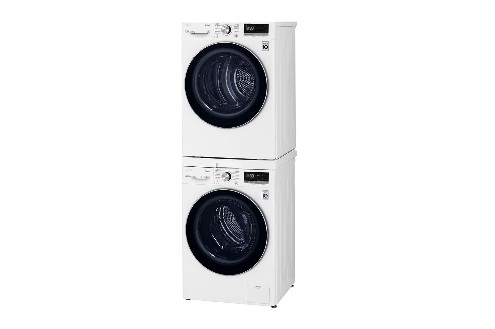 LG Washer+Dryer Stacking Kit w shelf - White, STKIT-WH