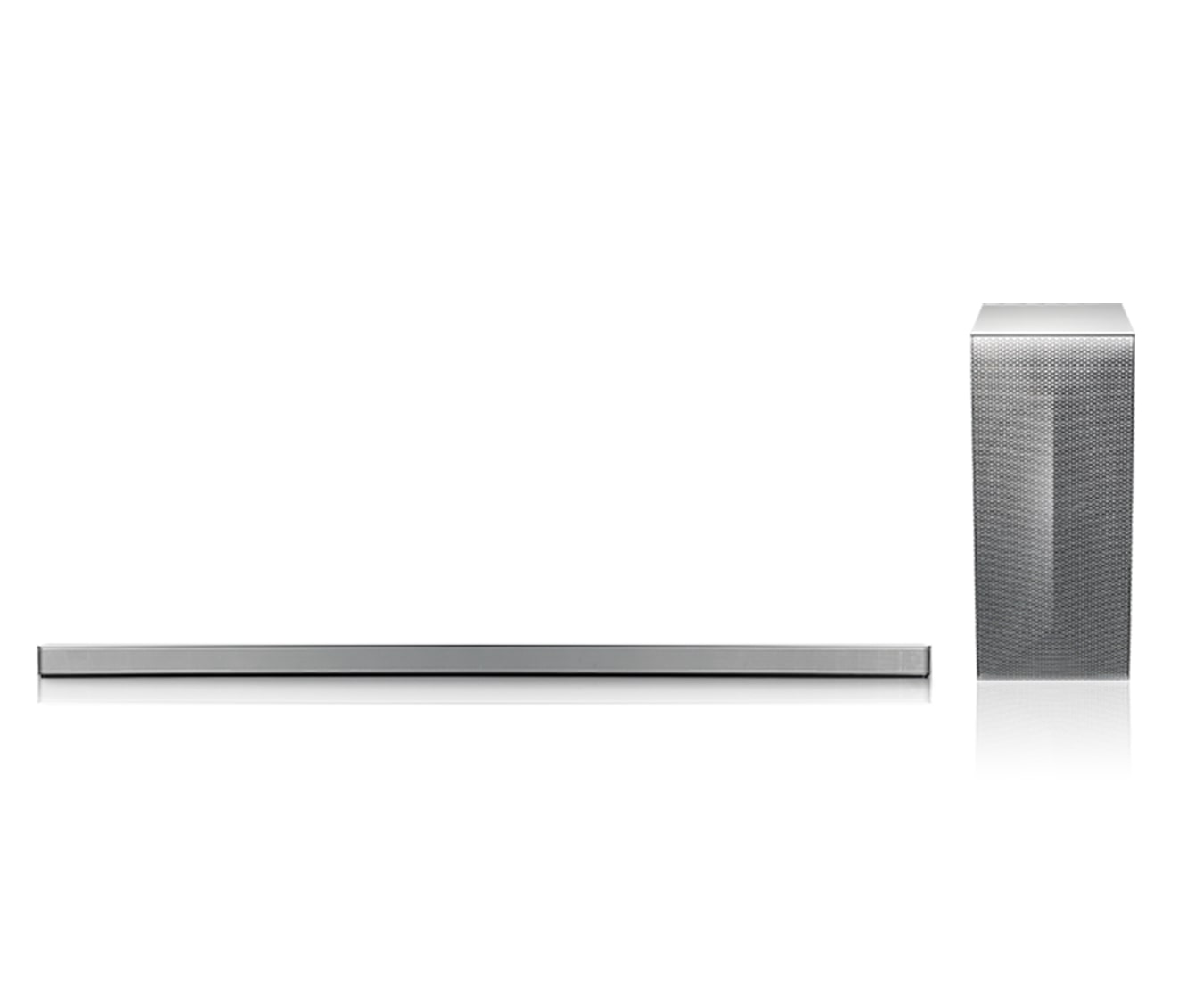 Front view of 360W 4.1ch Wi-Fi Curved Sound Bar  (HS8) LAS855M