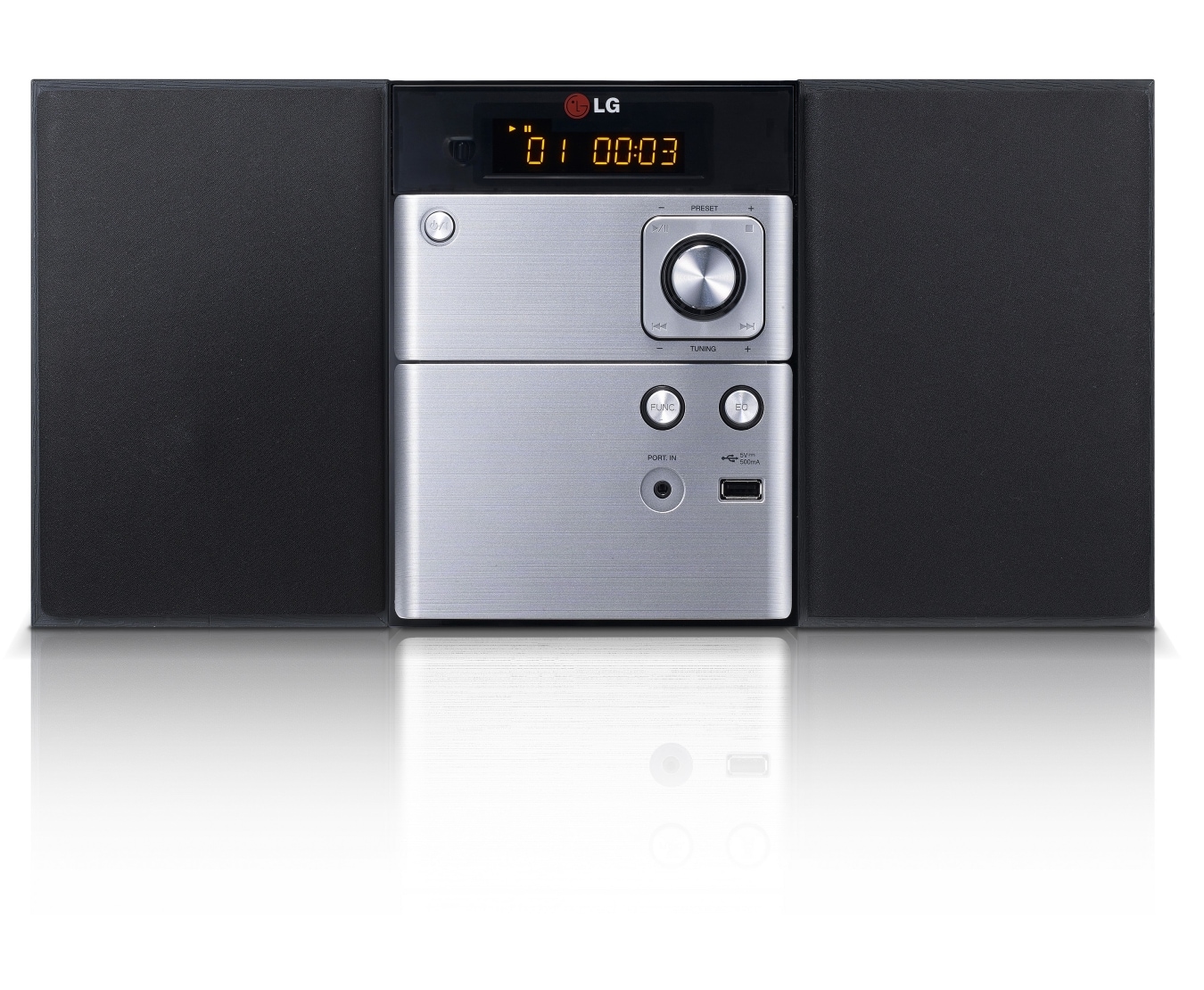Front view of 10W CD Micro Audio System with Bluetooth CM1530BT