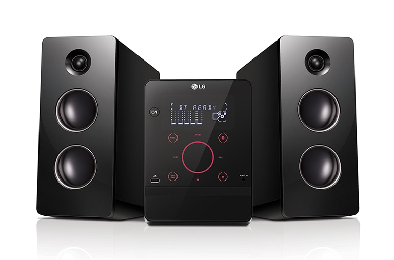 Front view of LG XBOOM CM2760 160W Micro Hi-Fi System CM2760