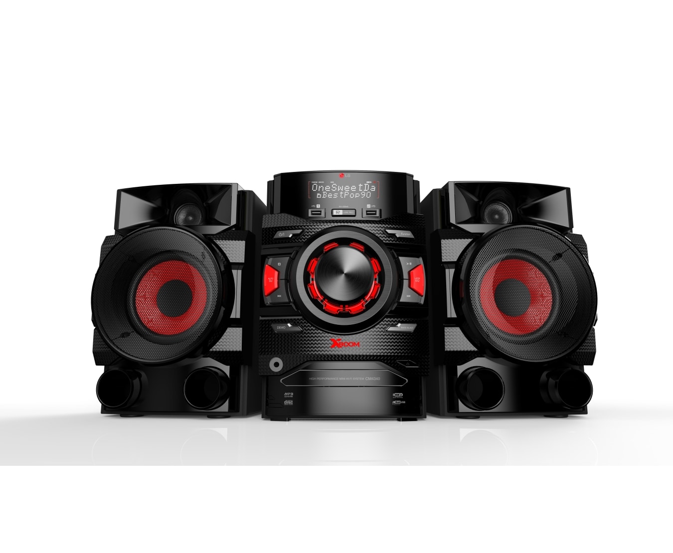 Front view of 220W Mini System with Bluetooth CM4340P