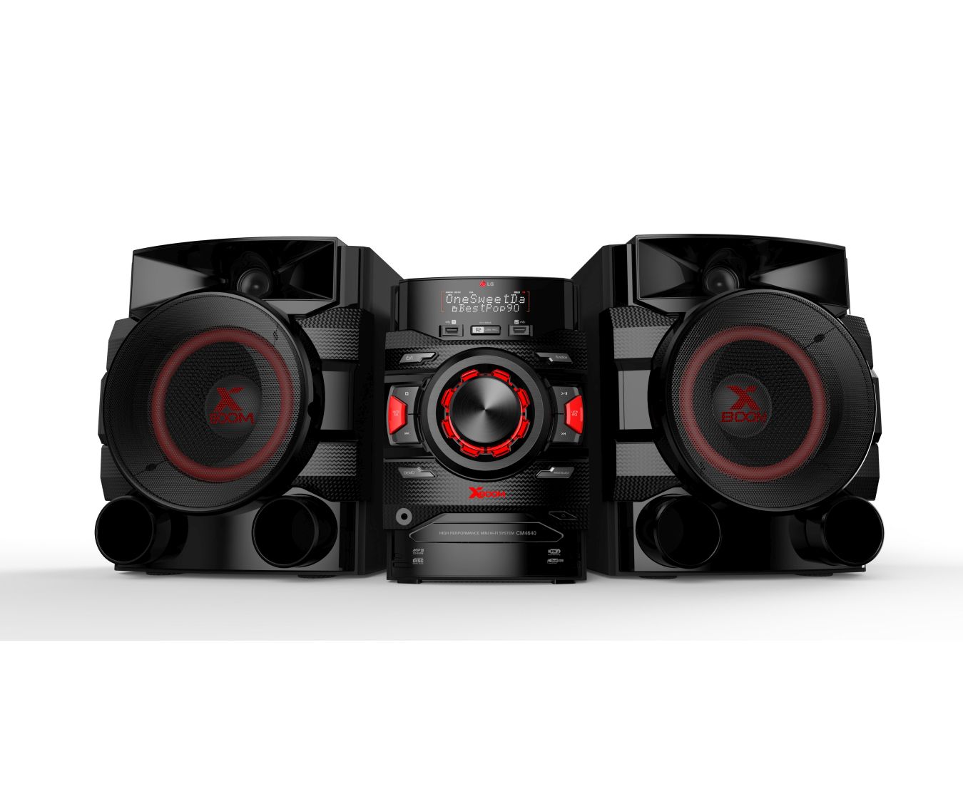 Front view of 550W Mini System with Bluetooth CM4640P