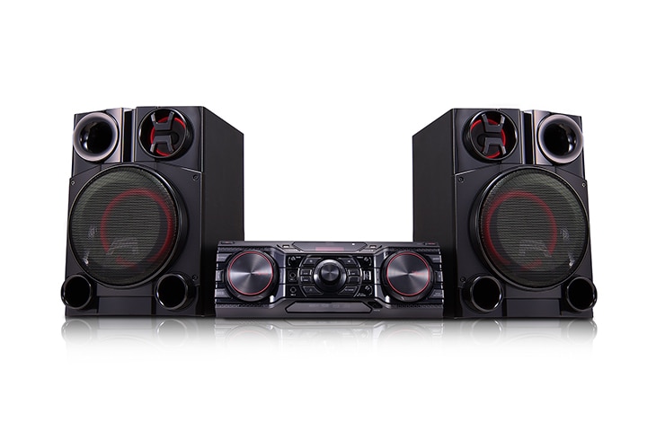 Front view of 2200W Mini System with DJ Effects and DJ Pro CM8360