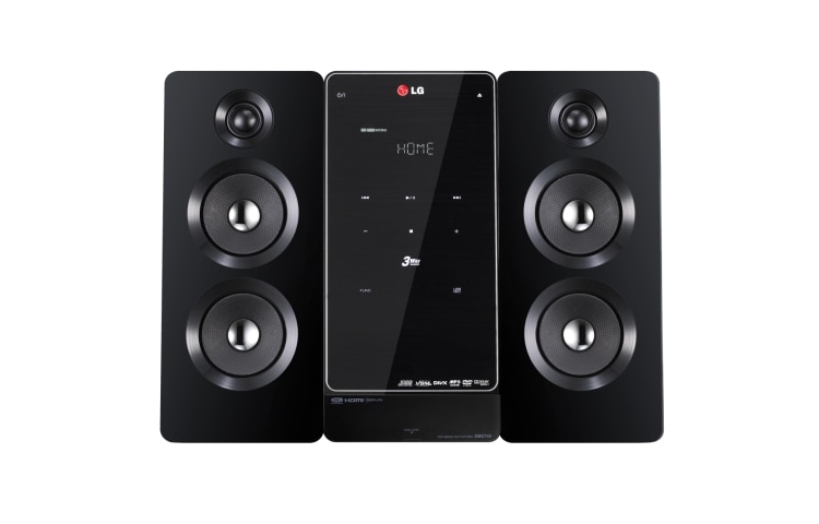 Front view of 160W DVD Micro System with Bluetooth DM2740DAB