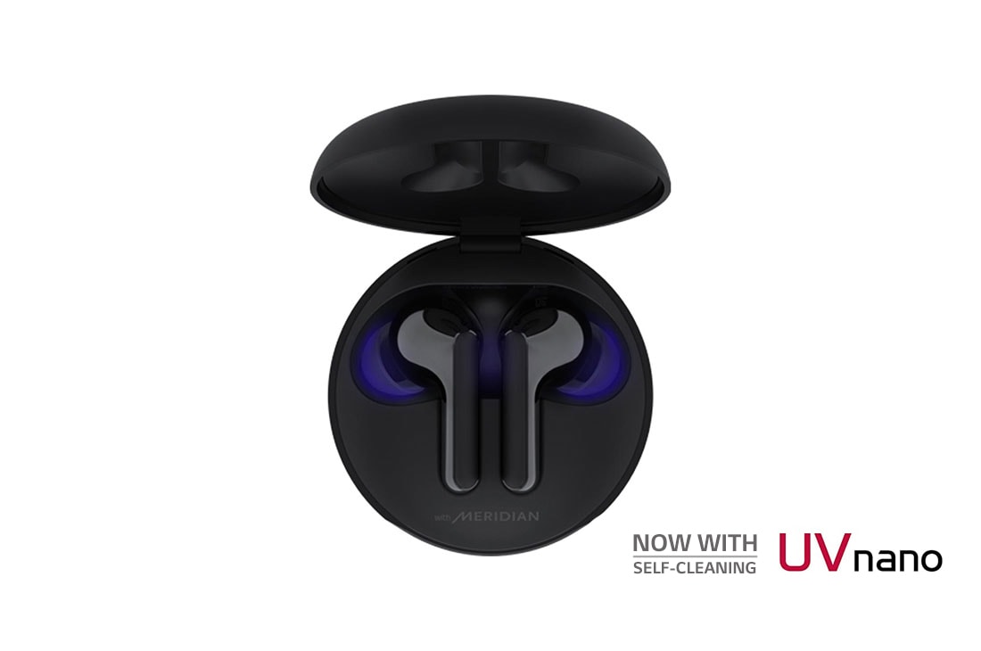 Front view of LG TONE Free FN6 Wireless Earbuds  HBS-FN6