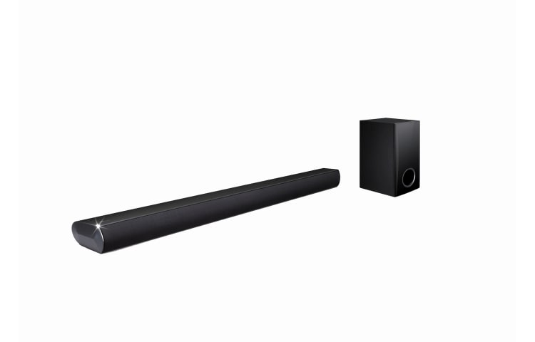 Front view of 120W 2.1ch Sound Bar LAS350B