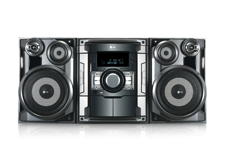 Front view of 3 CD changer with USB Record MCD212