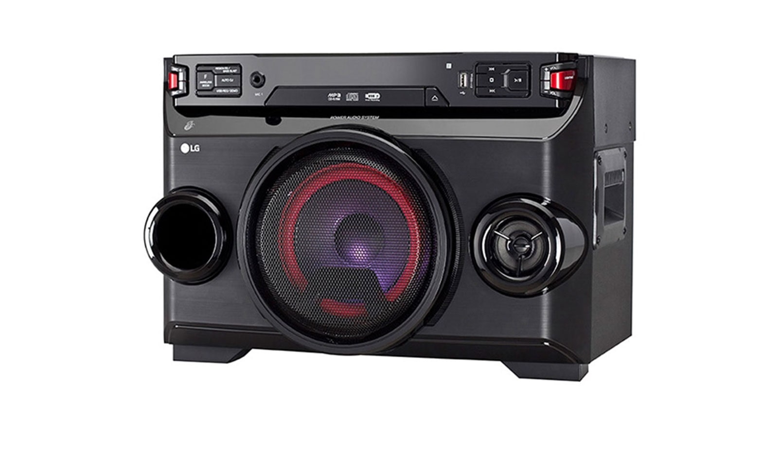 LG X-Boom Cube All-in-one Sound System with 220W Power, OM4560