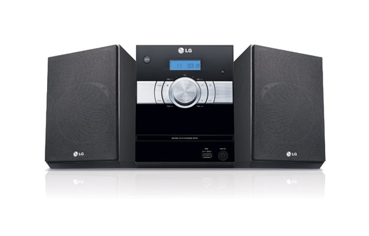 Front view of CD Micro System with iPod®/iPhone Dock® Playback and Recharge XP16