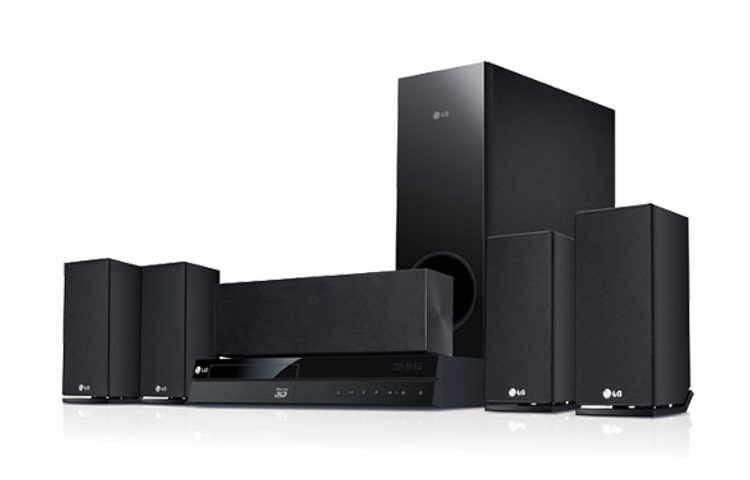 Front view of 3D Blu-Ray Home Theatre with 850W Total RMS Power Output BH6220S