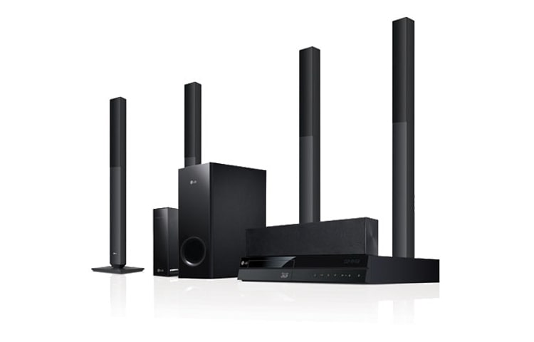 Front view of 3D Blu-Ray Home Theatre System with 850W Total RMS Power Output BH6520TW