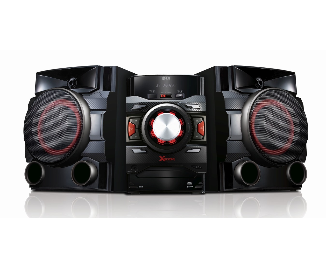 Front view of 600W Mini System with Bluetooth® and iPhone® Support CM4650P