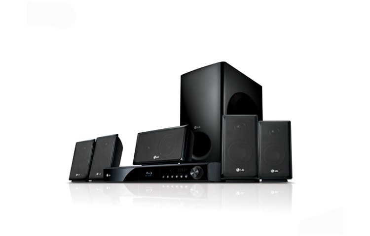Front view of Blu-Ray Home Theatre System with Full HD 1080p resolution HB905SA