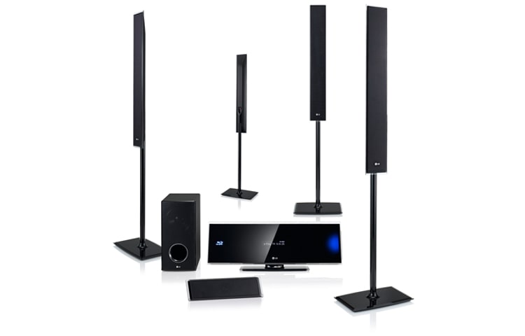 Front view of Wireless 3D Blu-Ray Home Theatre System with 1100W Total Power Output HX995TZW