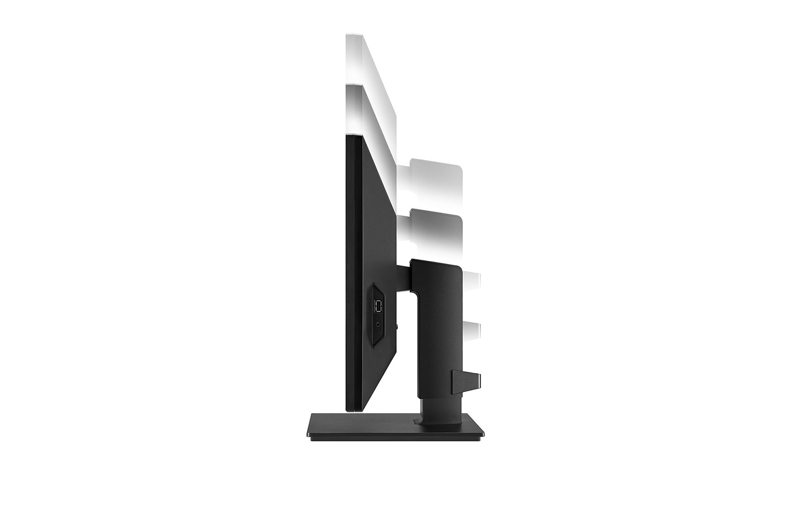 LG 24'' Full HD Monitor with IPS and Built in Webcam, 24BP750C-B