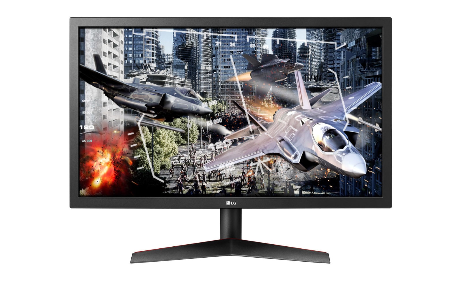 Front view of 24” Full HD TN Monitor 24GL600F-B