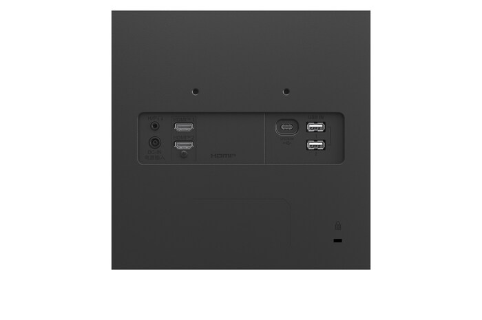 close-up view of ports