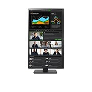 LG 27-inch QHD (2560x1440) IPS Monitor with Built-in Webcam & Mic, 27BQ75QC-B