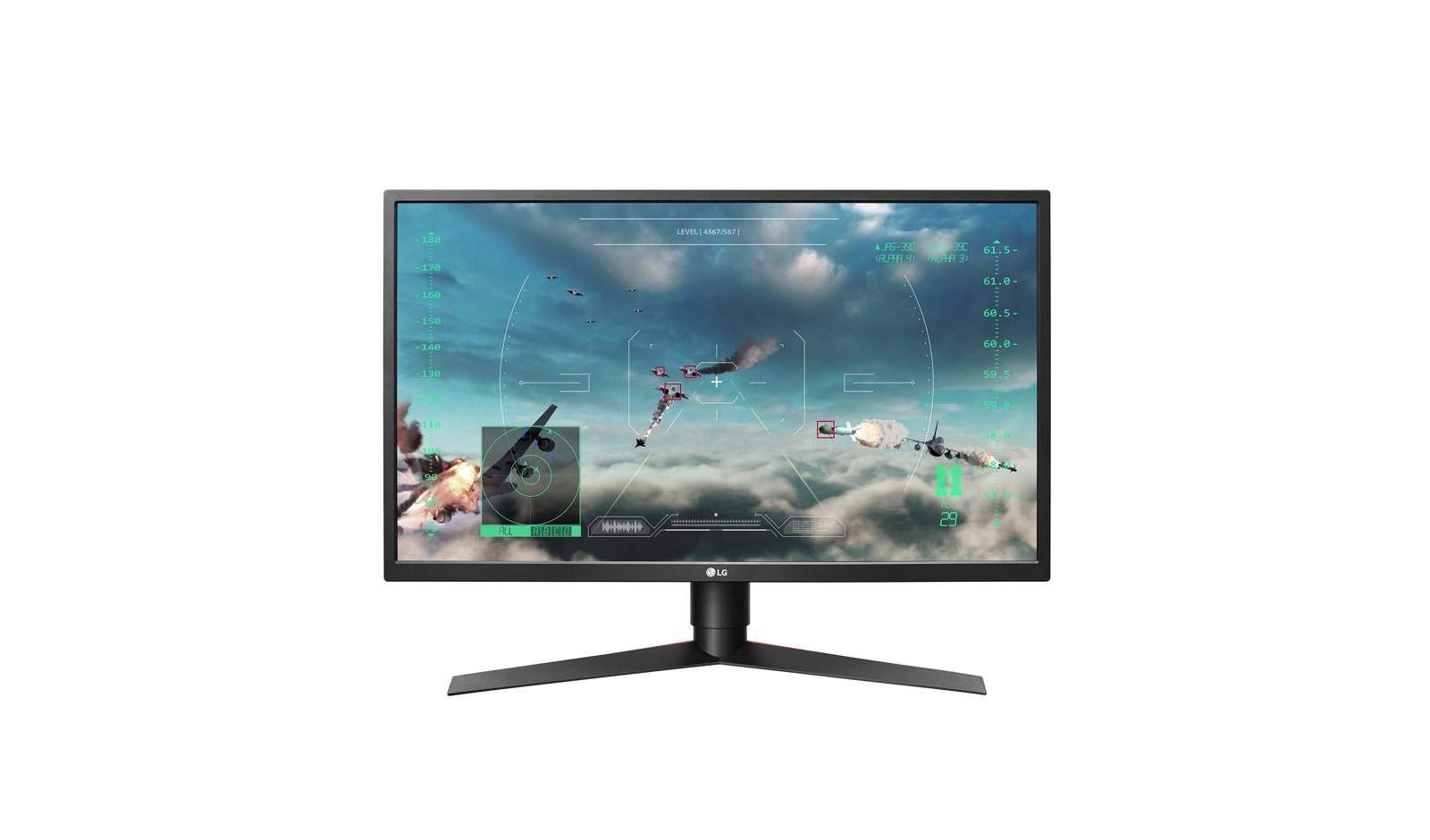 Front view of 27&#34; Full HD Gaming Monitor with FreeSync™ 27GK750F