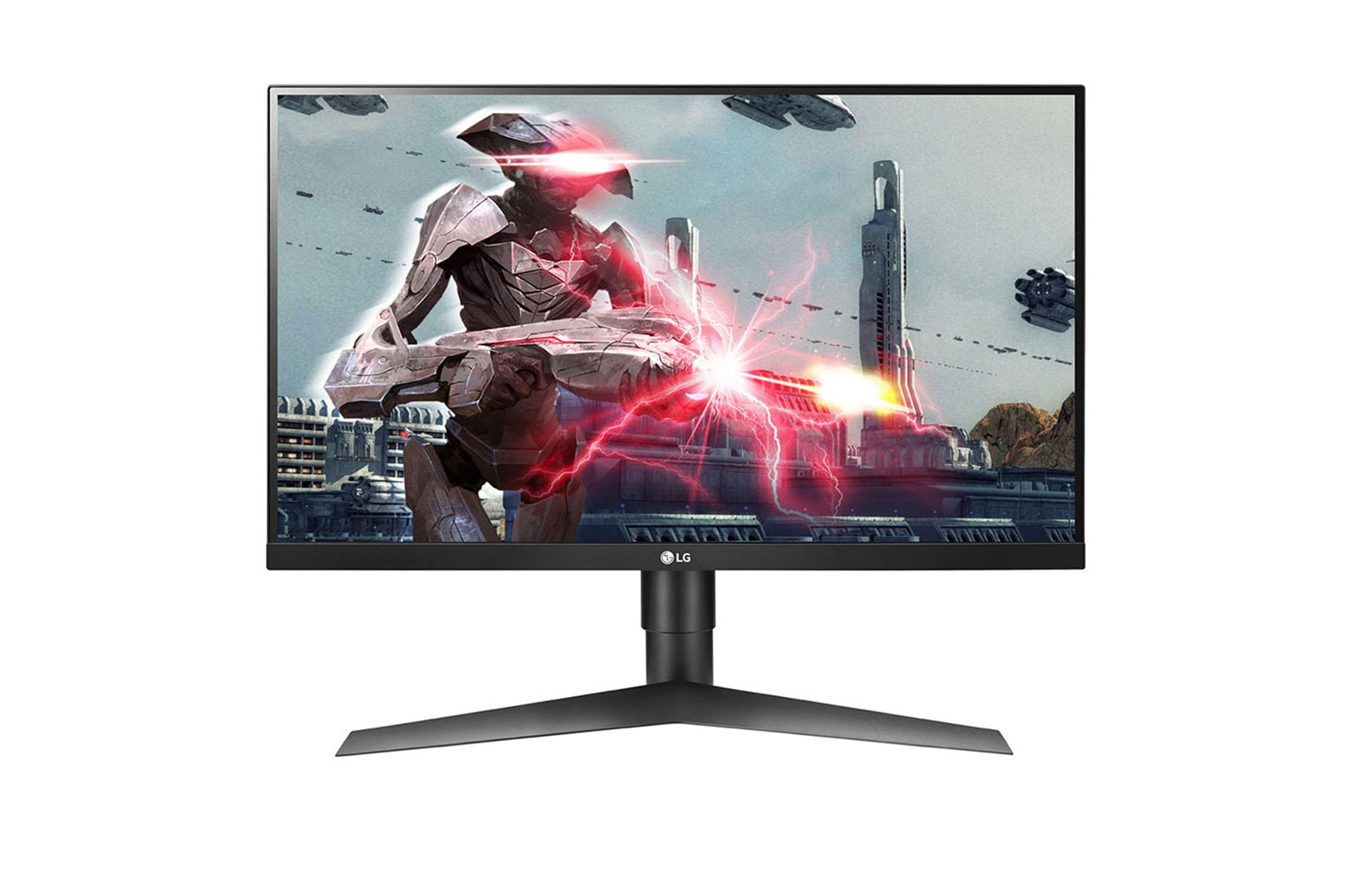 Front view of 27” Full HD IPS Gaming Monitor 27GL650F-B