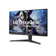 LG 27” QHD IPS UltraGear® Monitor with 1ms Response Time, 27GL83A-B
