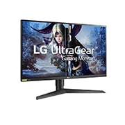 LG 27” QHD IPS UltraGear® Monitor with 1ms Response Time, 27GL83A-B
