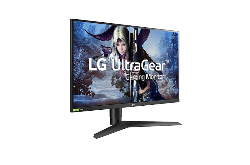 LG 27” QHD IPS UltraGear® Monitor with 1ms Response Time, 27GL83A-B