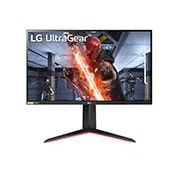 Front view of LG UltraGear™ 27" FHD IPS Gaming Monitor with AMD FreeSync™ Premium, 27GN600-B