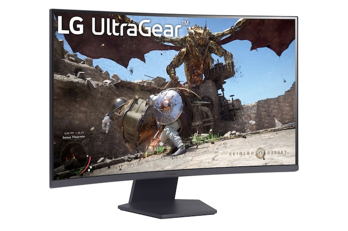 LG UltraGear™ 32 Inch QHD 1000R Curved Gaming Monitor | 180Hz, 1ms (GtG), 32GS60QC-B