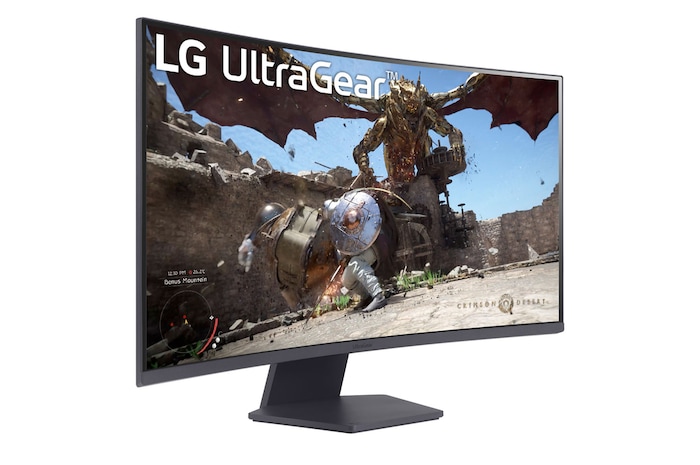 LG UltraGear™ 32 Inch QHD 1000R Curved Gaming Monitor | 180Hz, 1ms (GtG), 32GS60QC-B