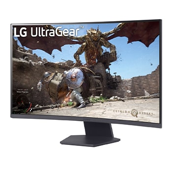 LG UltraGear™ 32 Inch QHD 1000R Curved Gaming Monitor | 180Hz, 1ms (GtG), 32GS60QC-B