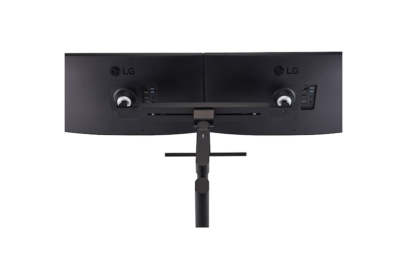 LG 27'' QHD Monitor Ergo Dual with USB Type-C™ and Daisy Chain, 27QP88D-B
