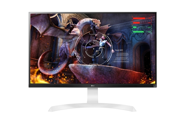 Front view of 27&#34; UHD 4K IPS Monitor 27UD69-W