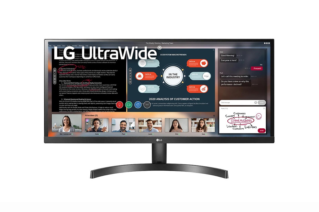LG 29 inch UltraWide Monitor with Full HDR10 - 29WL500-B | LG AU