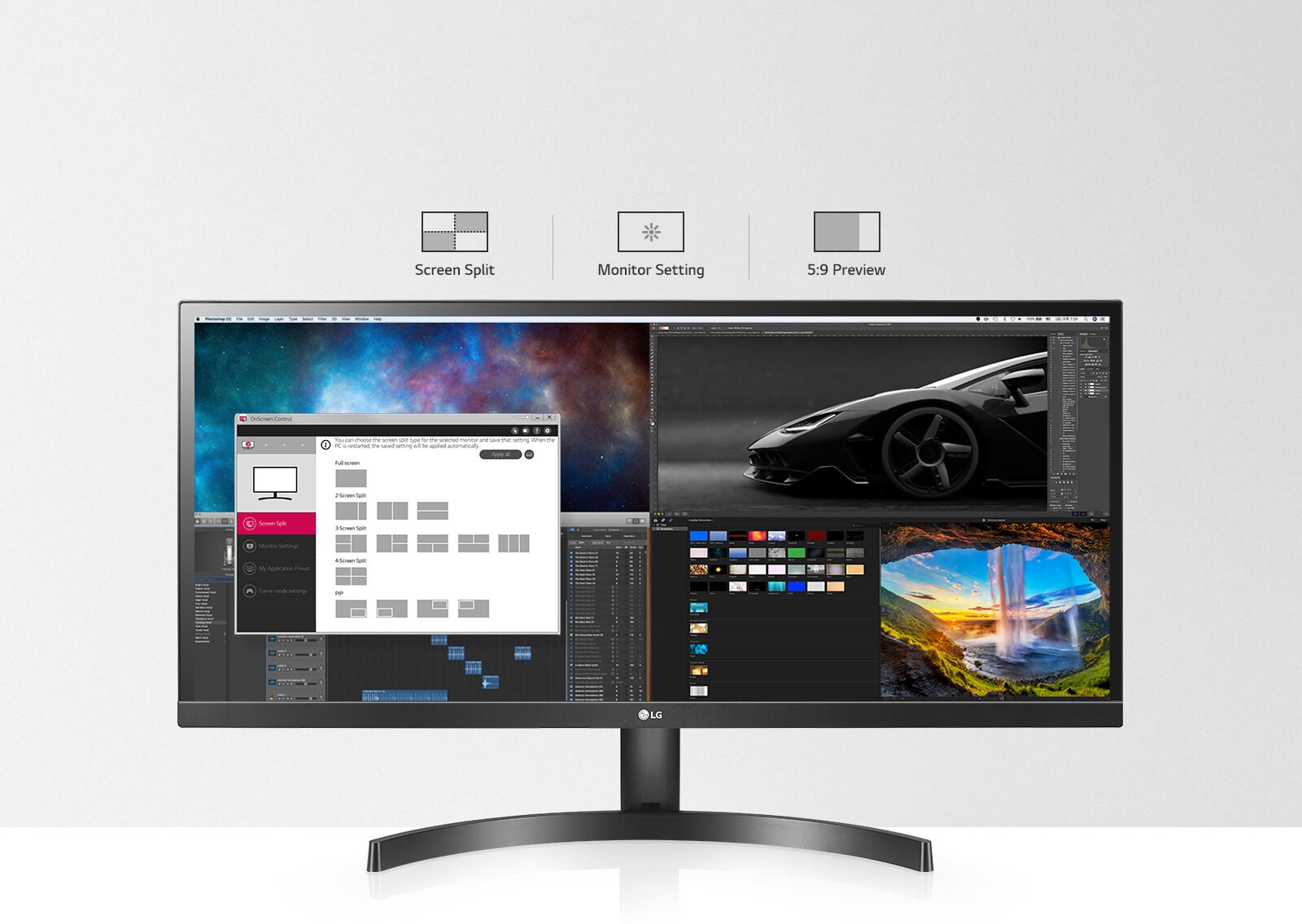 29” UltraWide Full HD IPS Monitor with HDR10 - 29WL50S-B | LG AU