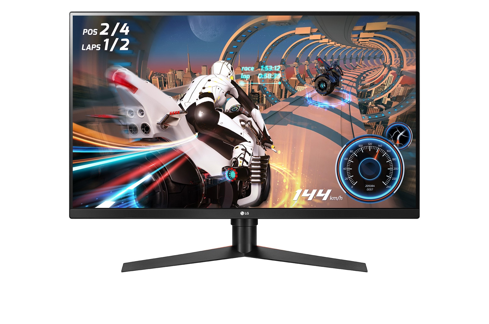 Front view of 32” Class QHD Gaming Monitor 32GK650F-B